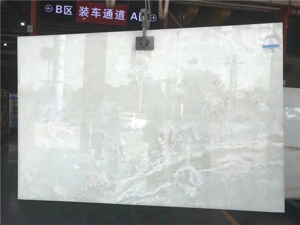 Sonw White onyx slab