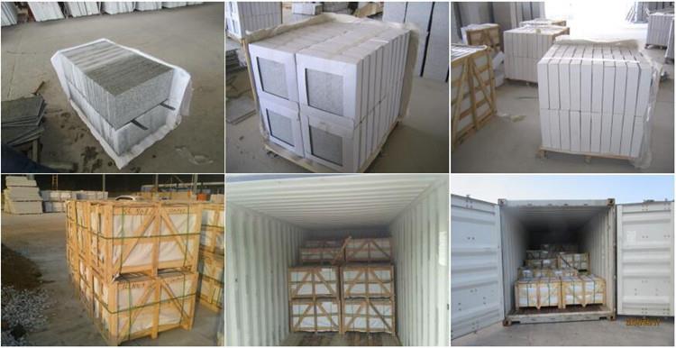 santa cecilia gold granite tiles packing &loading