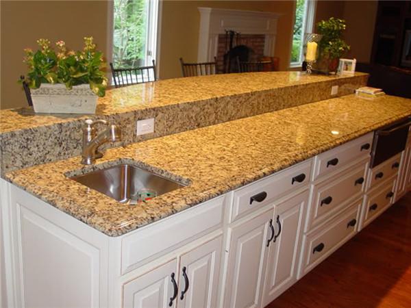 santa cecilia gold granite countertop