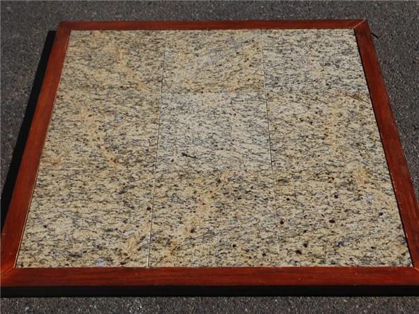 santa cecilia gold granite tile for wall