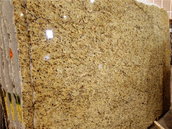 santa cecilia gold granite slab
