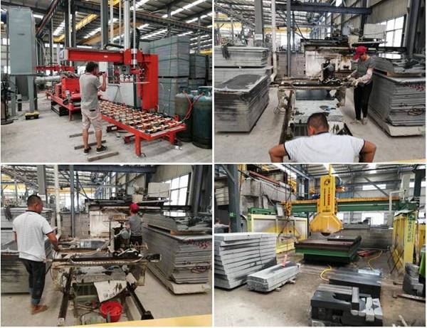 baltic brown granite tiles production process