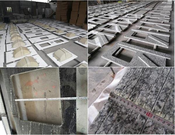 white rose granite countertops inspection