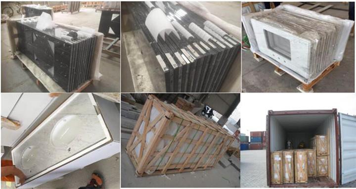 grey pearl granite countertop  packing and loading
