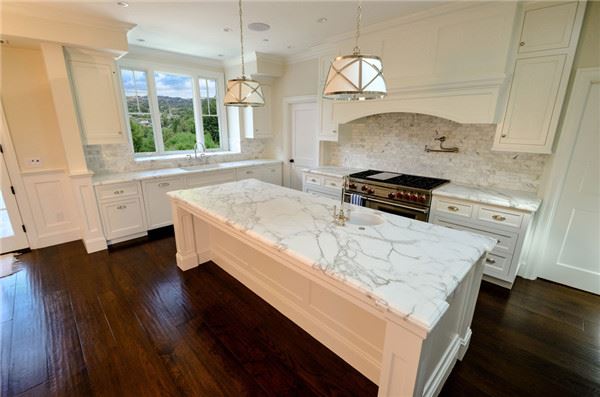 calacatta gold marble kitchen countertops for interior