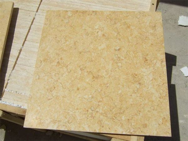 Yellow marble floor tiles (001)