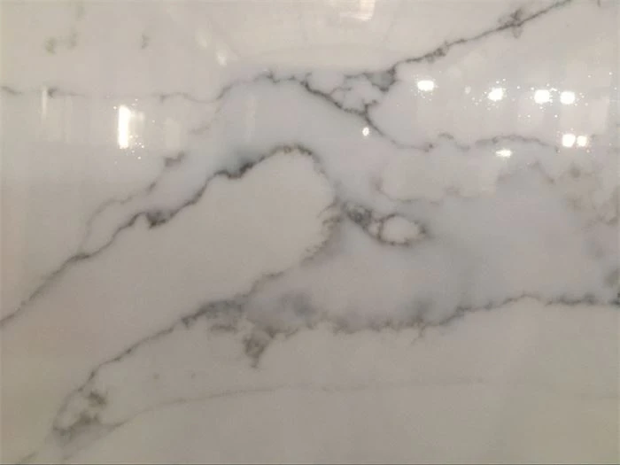 White water quartz for countertop