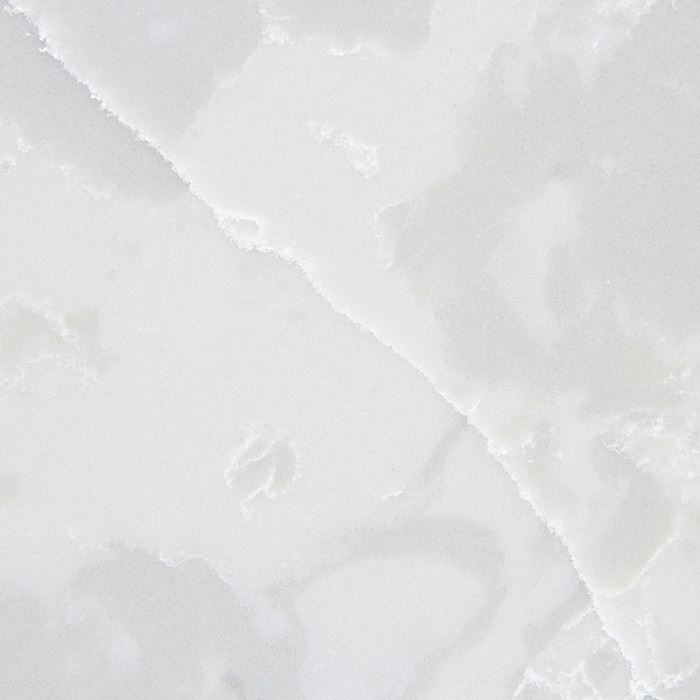 iced white quartz countertop for vanity