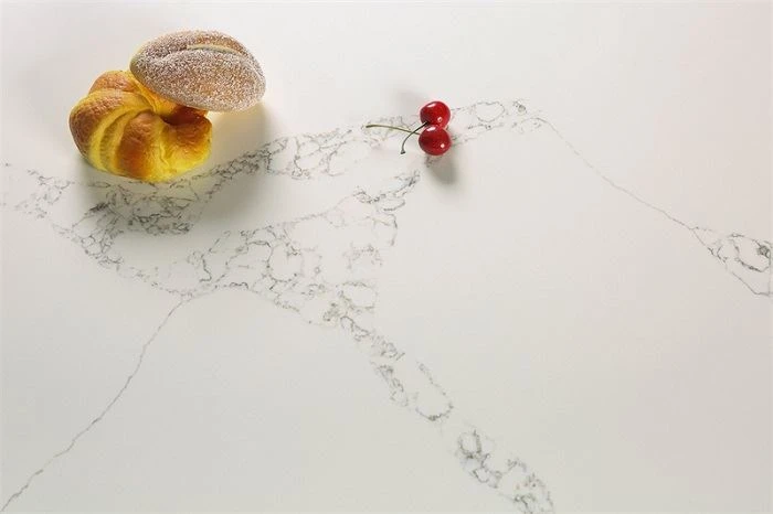 white quartz with brown veins countertops