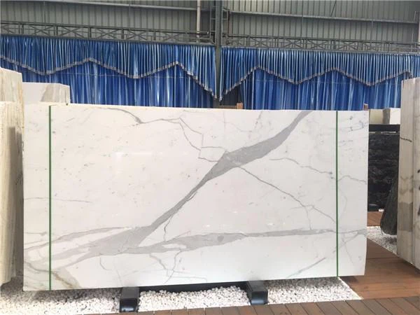 calacatta marble slab for project