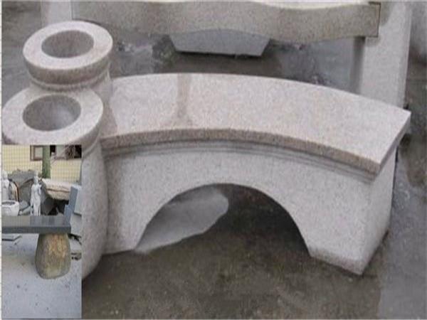 garden stone bench landscaping curved stone bench