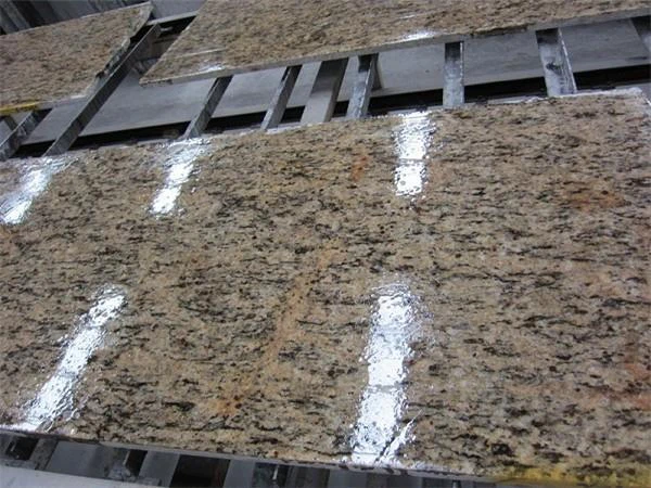 santa cecilia gold granite tile for floor