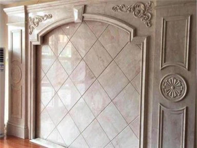 Azulejo de mármol rosa