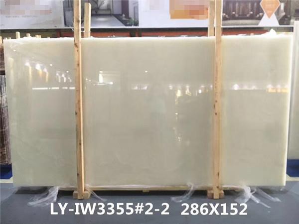 Losa de ónix blanco