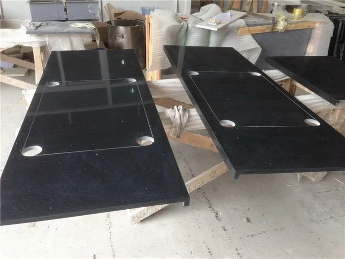 absolute black quartz countertops vanity top