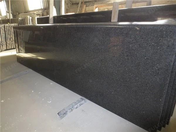 Encimeras de cocina de granito negro perla