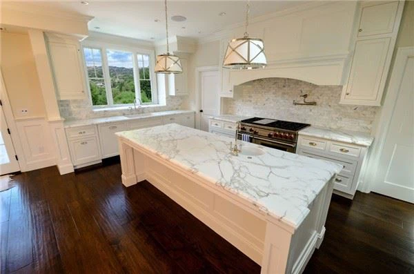 calacatta gold marble kitchen countertops for interior