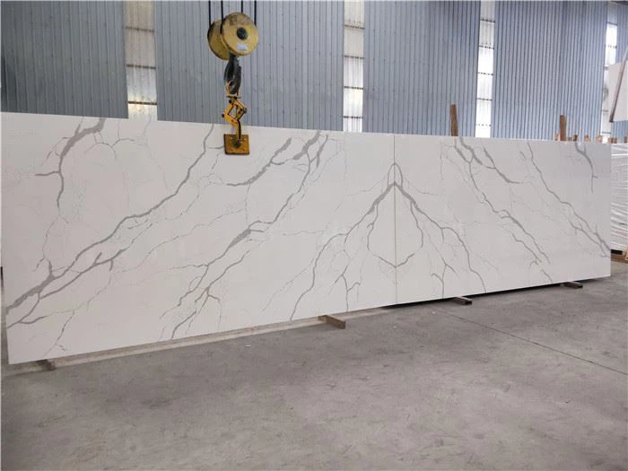 calacatta natura quartz book match