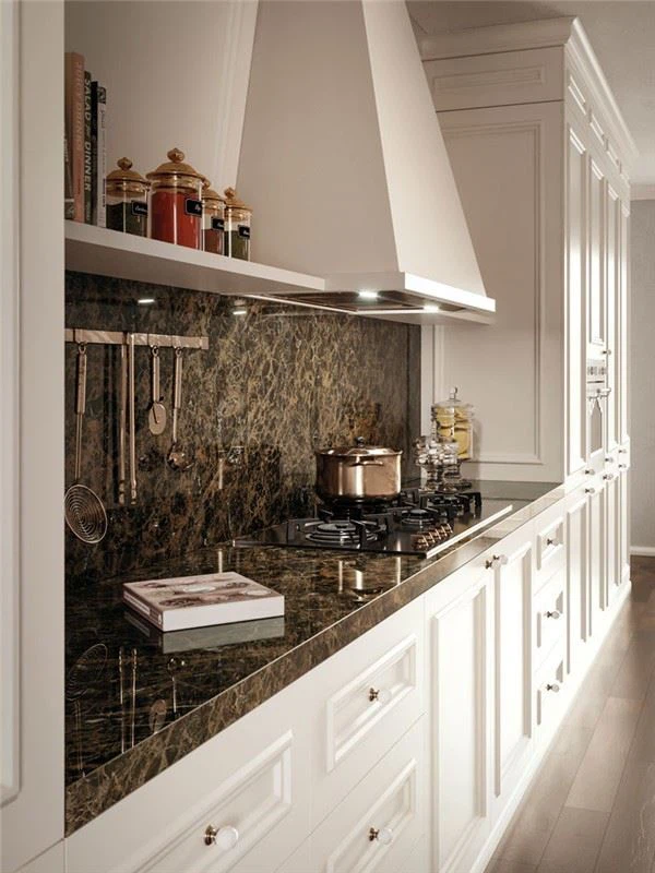 emperador dark marble kitchen countertop polished