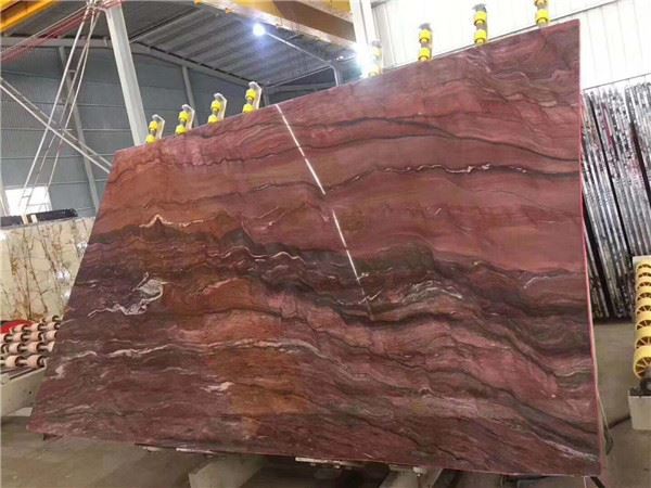 red fusion quartzite for decoration