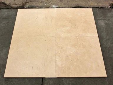 Baldosa de mármol Crema Marfil