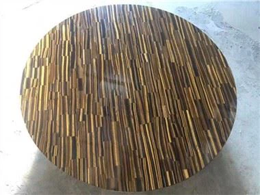 Losas de piedra semipreciosa de ojo de tigre
