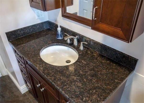 tan brown granite countertops kitchen for vanity