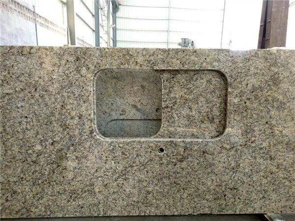 Encimeras de granito claro veneciano dorado