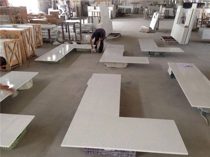 white galaxy quartz countertops polished