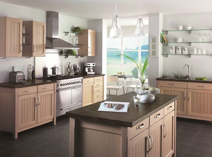 black quartz kitchen countertop bathroom