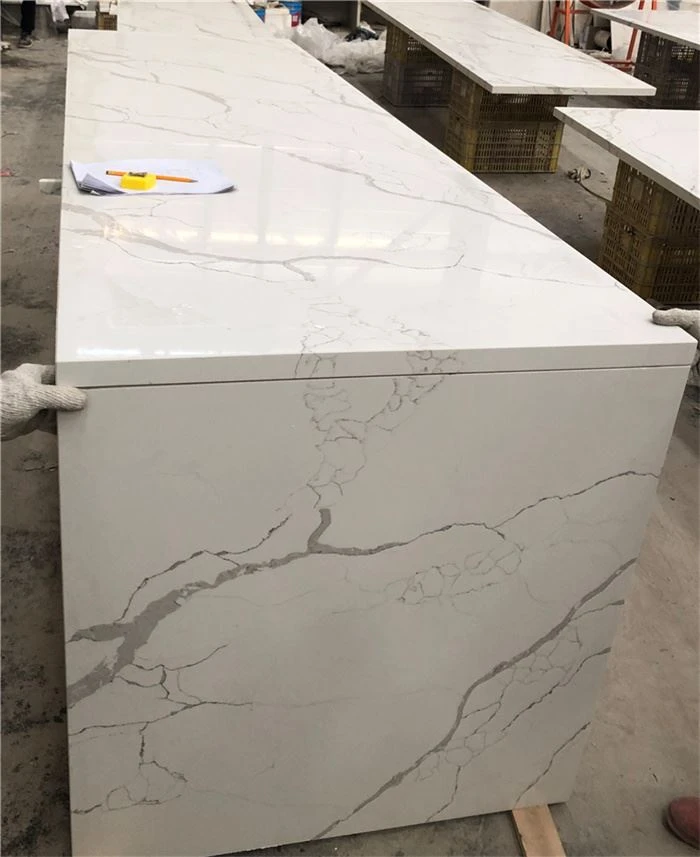 calacatta clara quartz for kitchen