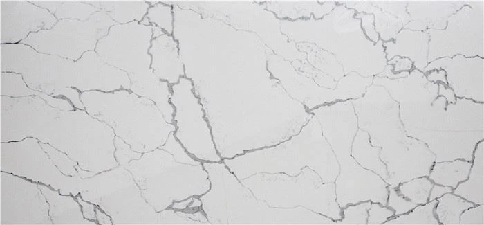 calacatta extra quartz polished slab