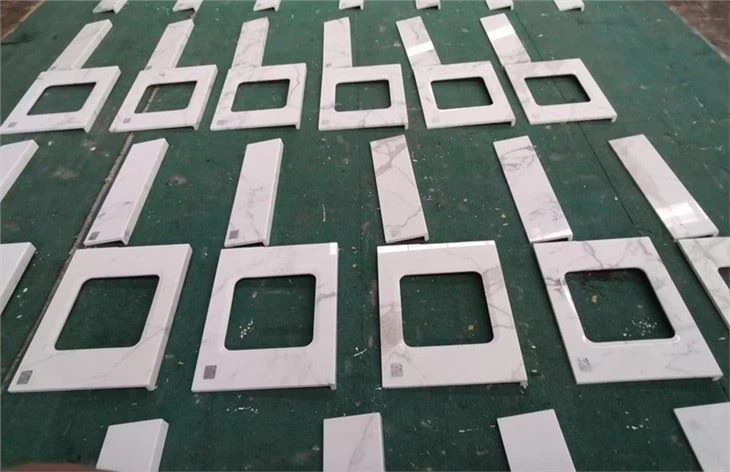 Encimeras laminadas de mármol Calacatta