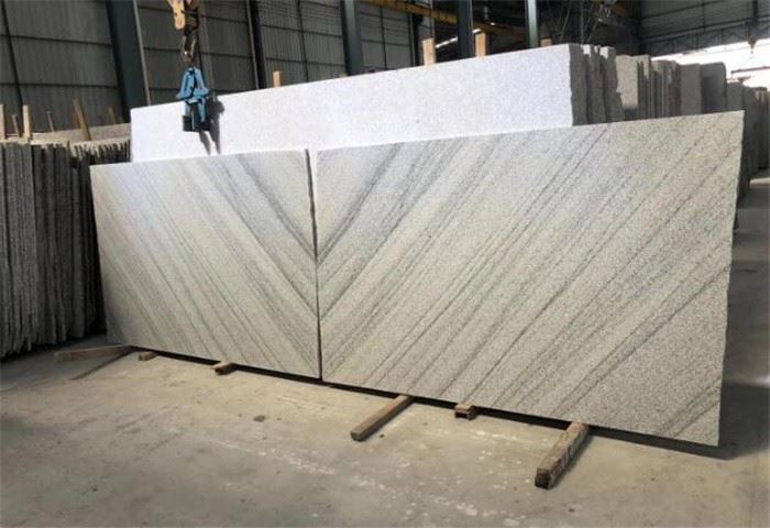 New River White Granite Kitchen
