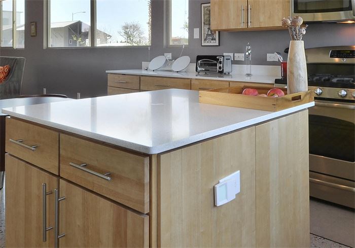 sand white quartz island