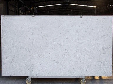 Cuarzo pulido fusión blanco