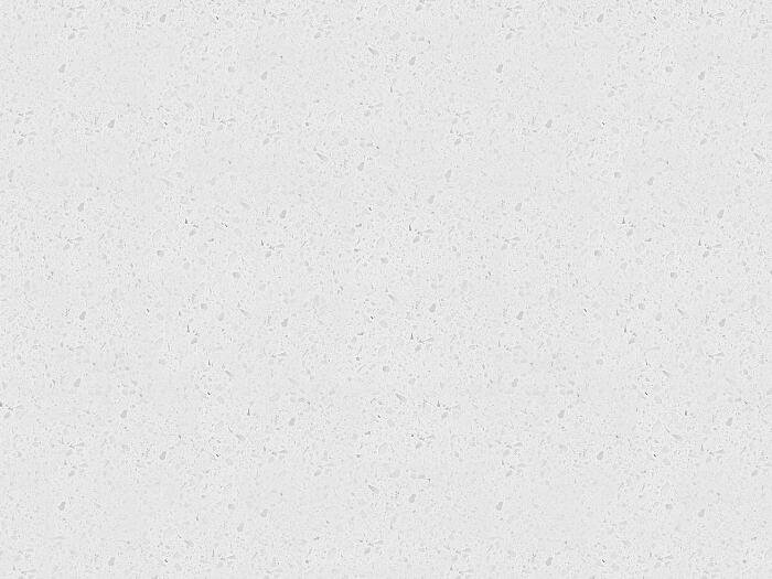 Cocina de cuarzo blanco como la nieve
