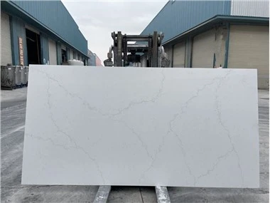 Losa de cuarzo blanco de alabastro