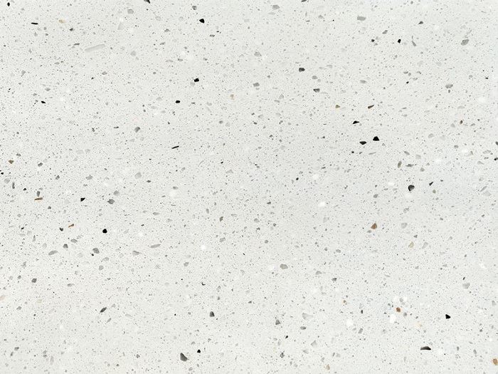 white terrazzo slabs polished