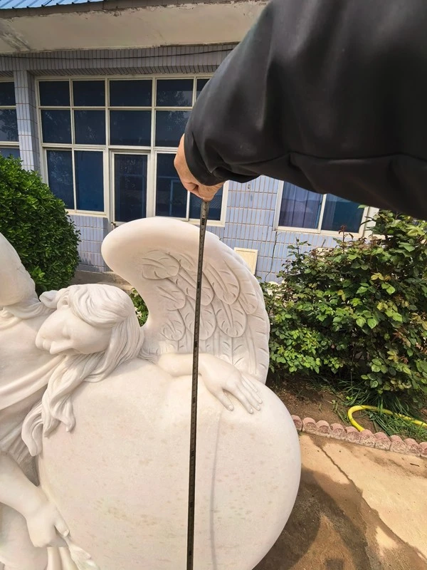Angel White Marble Monuments