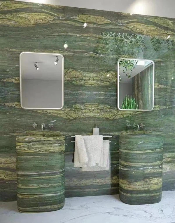 Brazilian Green Marble wall tiles