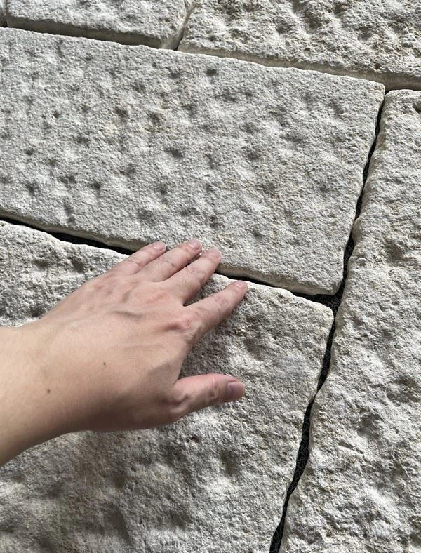 Bush Hammered Limestone Wall tile