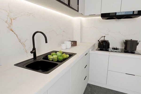 Calacatta Gold Sintered Stone kitchen top