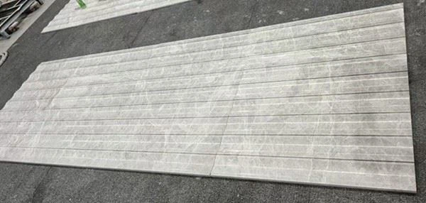 Fluted Grey Marble Wall Tiles