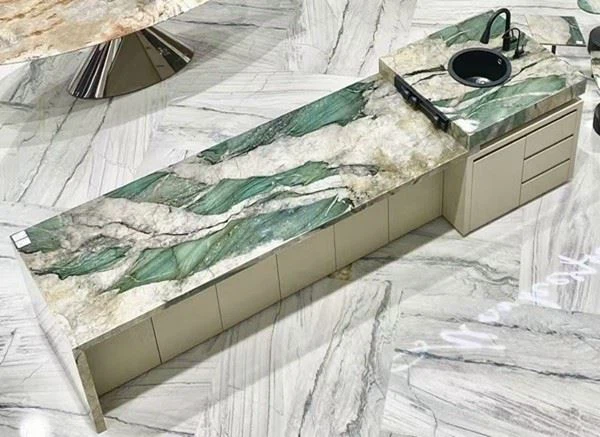 Patagonia Green Quartzite Kitchen Countertops