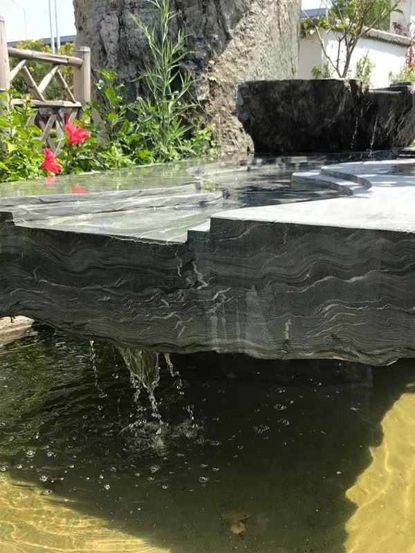 Green Marble Garden Fountain