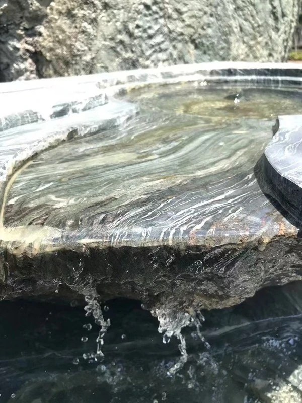 Green Marble Fountain