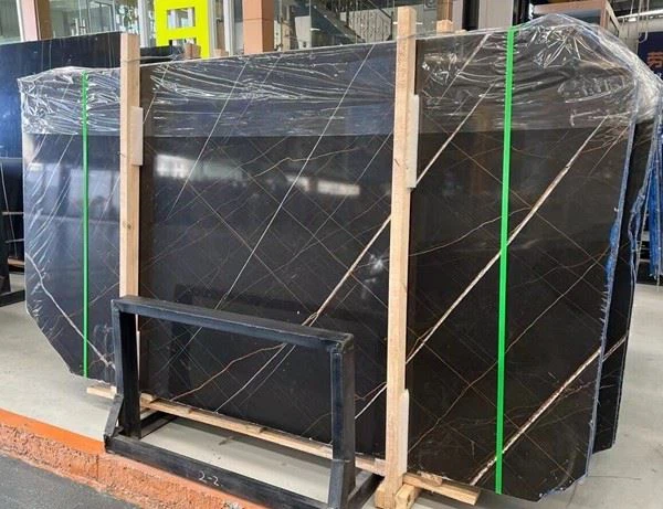 Nero st Laurent Marble Slabs