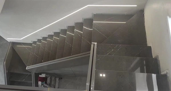 Brown Marble Stairs
