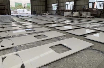 Encimera de cuarzo Bianco Carrara